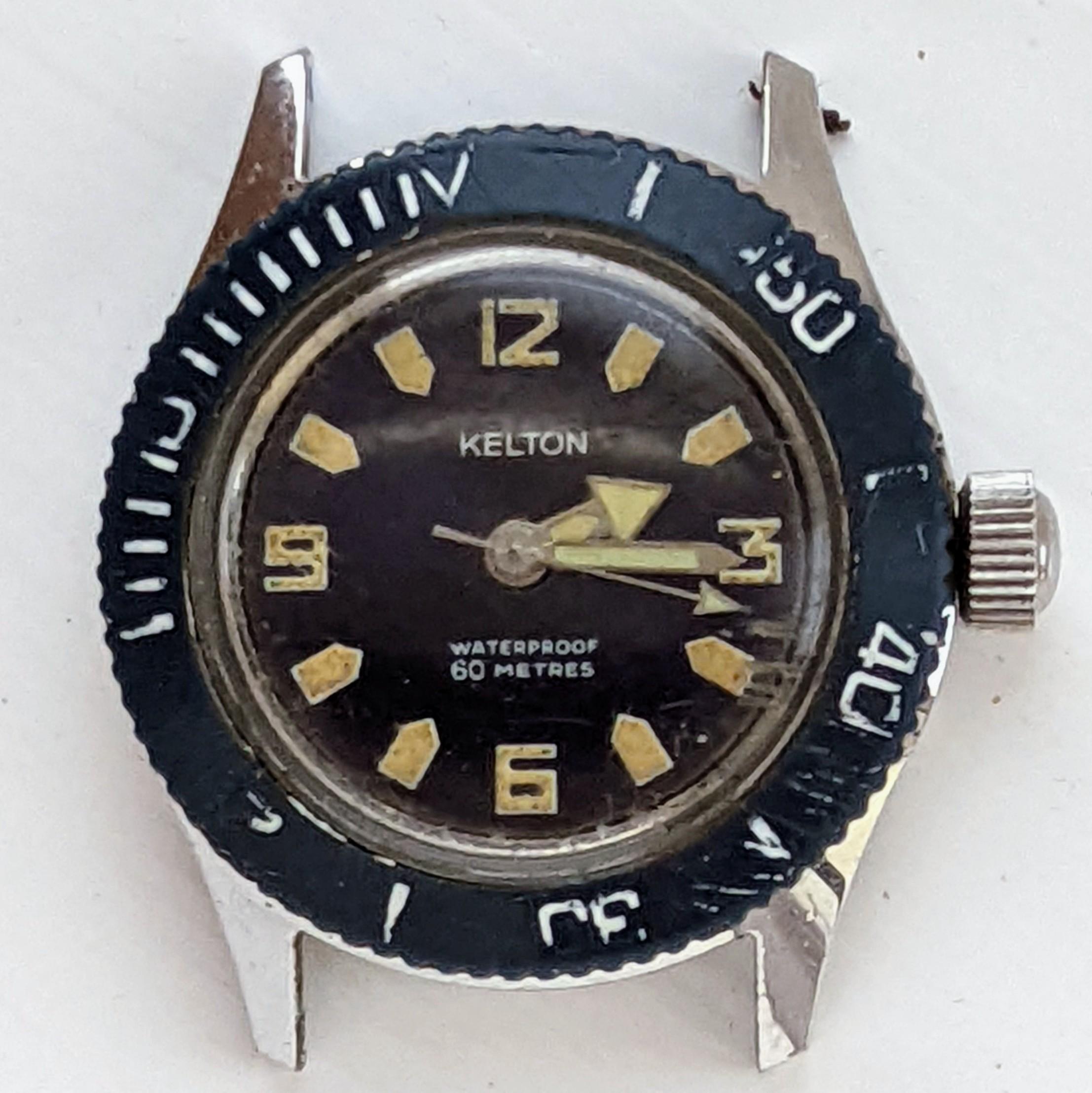 Kelton Sportster Dive Watch 1968 Ref. 1077 7868