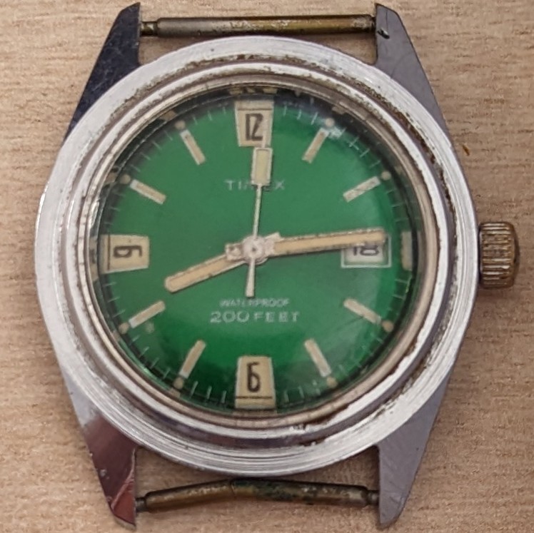 Timex Skindiver Green 2153 2570 [1970]