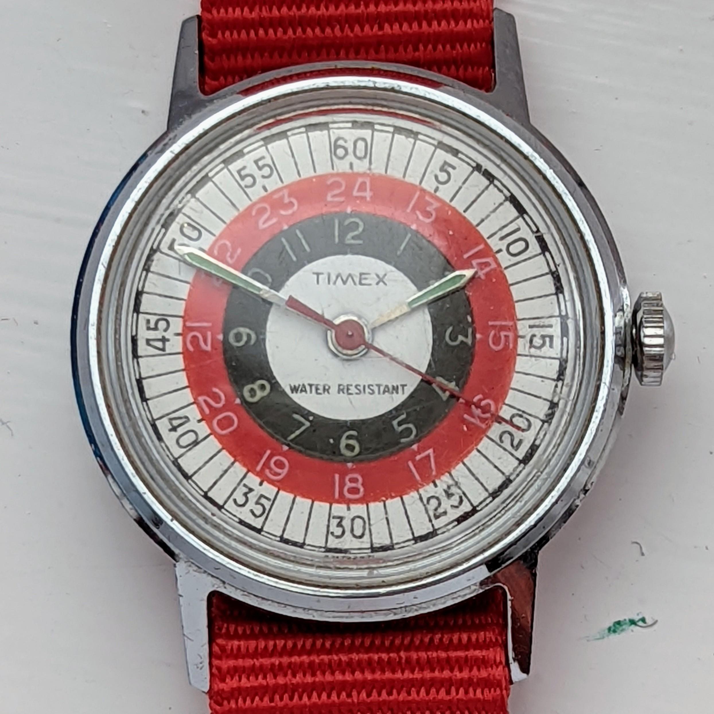 Vintage Timex Sprite 23170-2471 Bullseye 1971