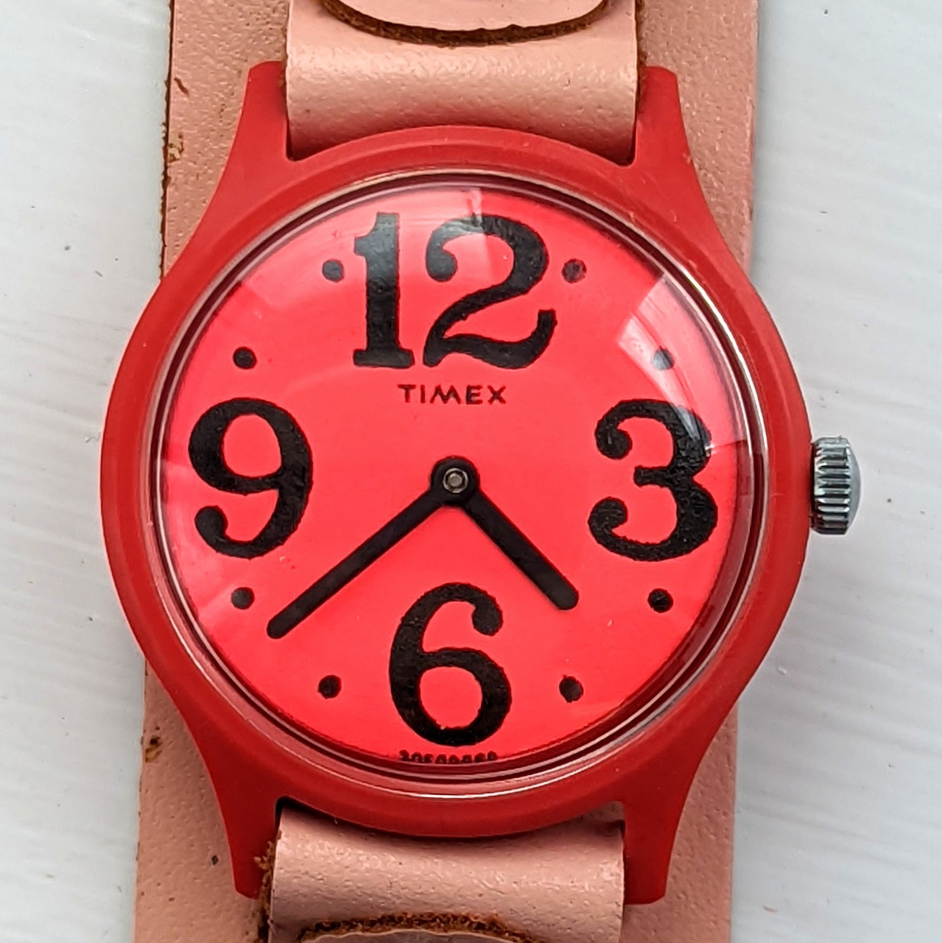 Timex Pink Fun Timer 3050 2468 [1968]