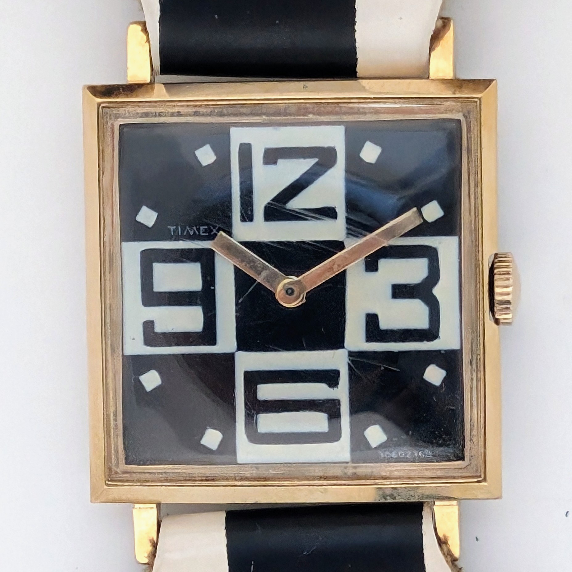 Timex Fun Timer 3060 2368 [1968] Checkerboard