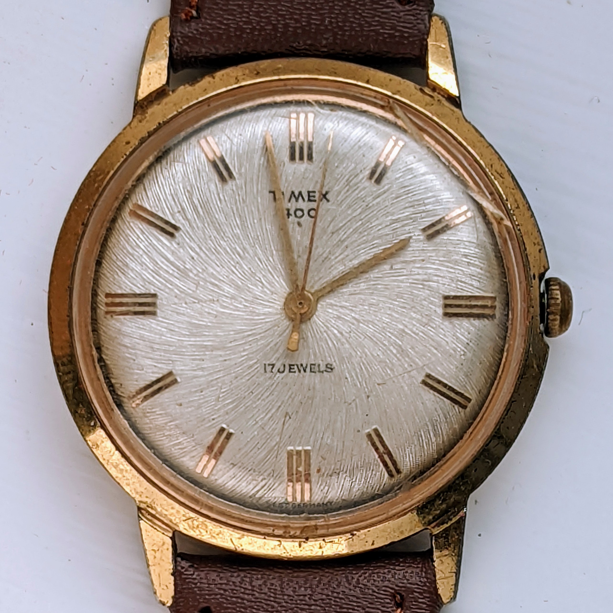 Vintage Timex 400 6064-7060 Durowe542 1960