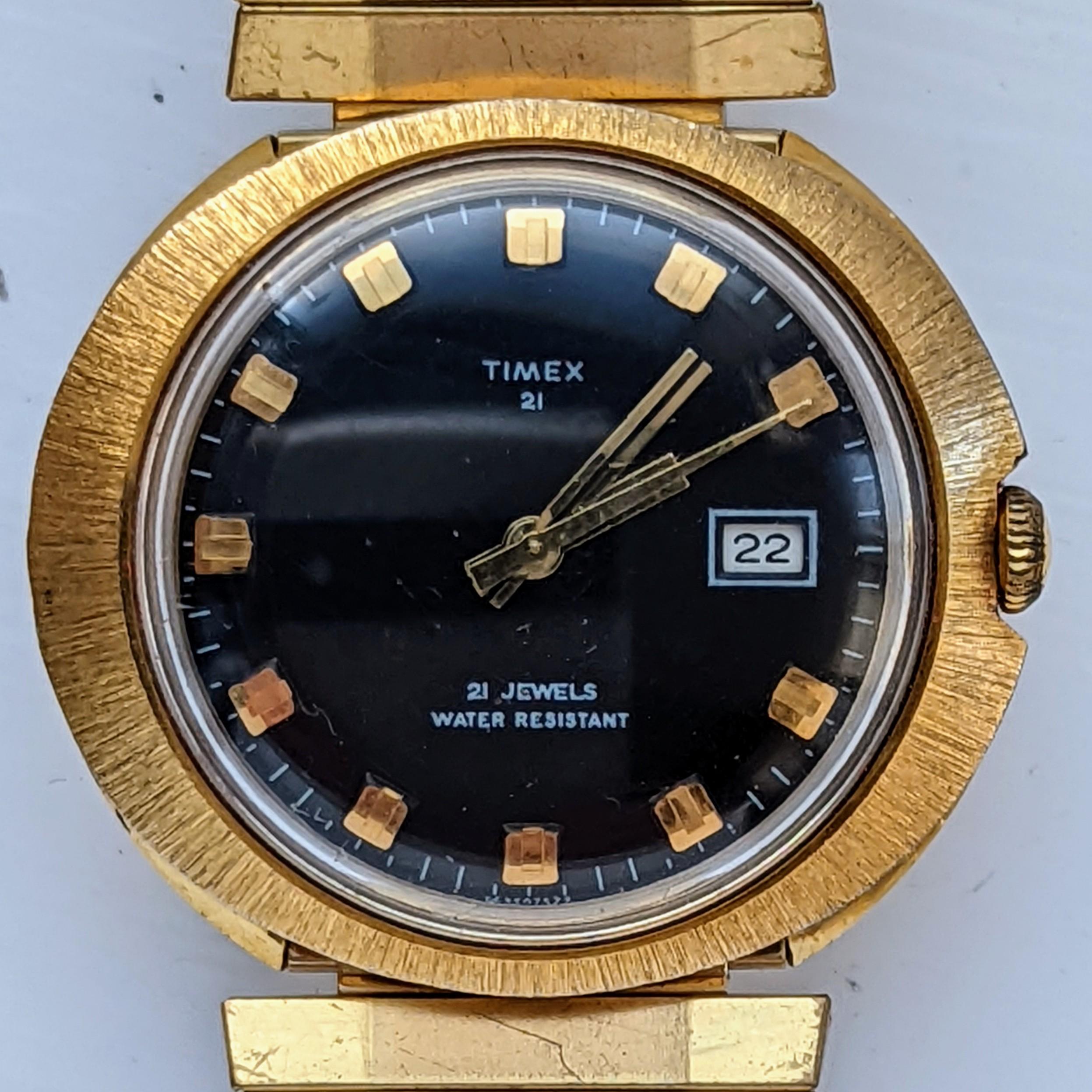 Vintage Timex 21 Jewel 66560-7572 1972