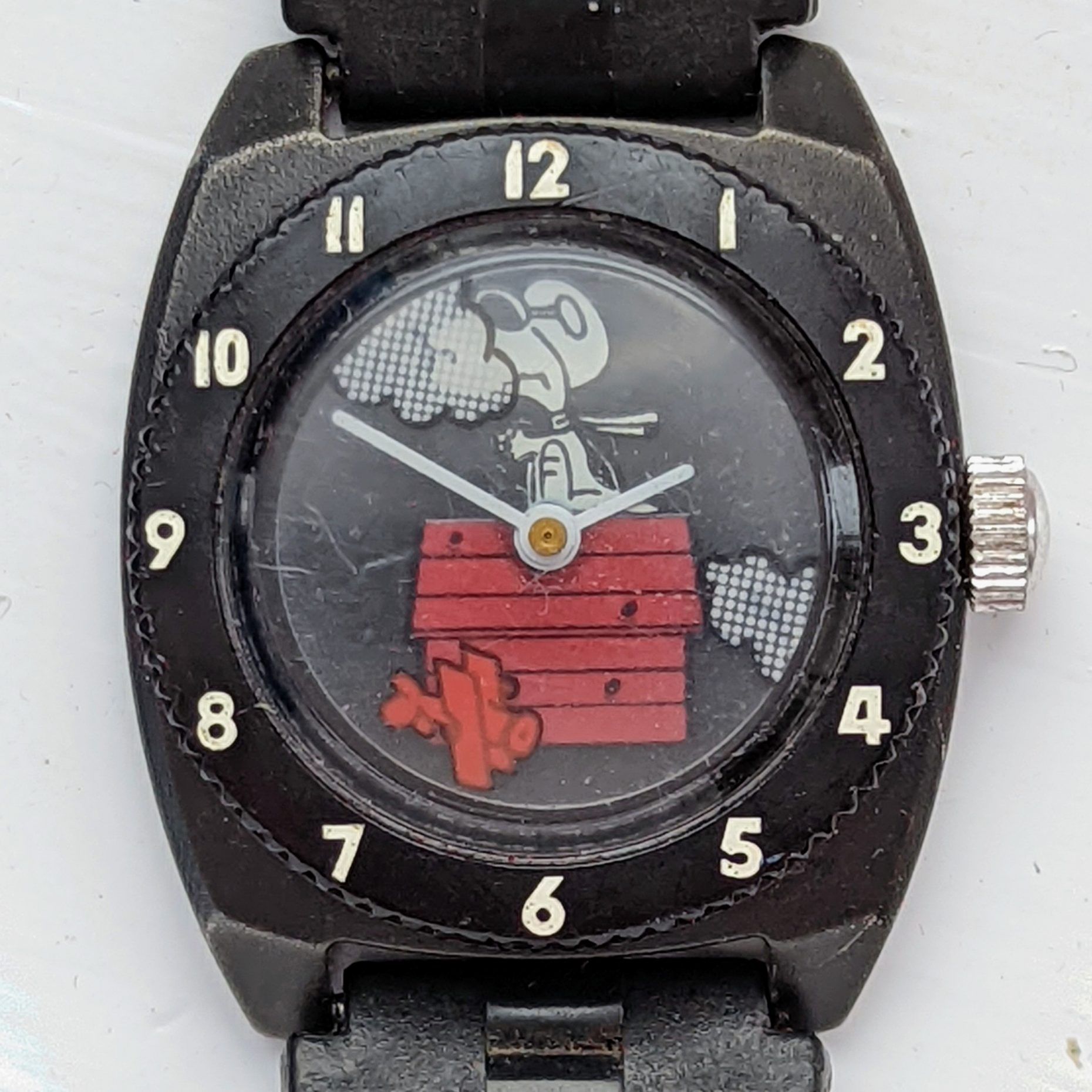 Timex Sprite 84119 02479 [1979] Snoopy Flying Ace Watch