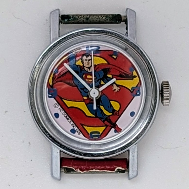 Timex Superman Watch 1980 Petite Ref. 12908 10080