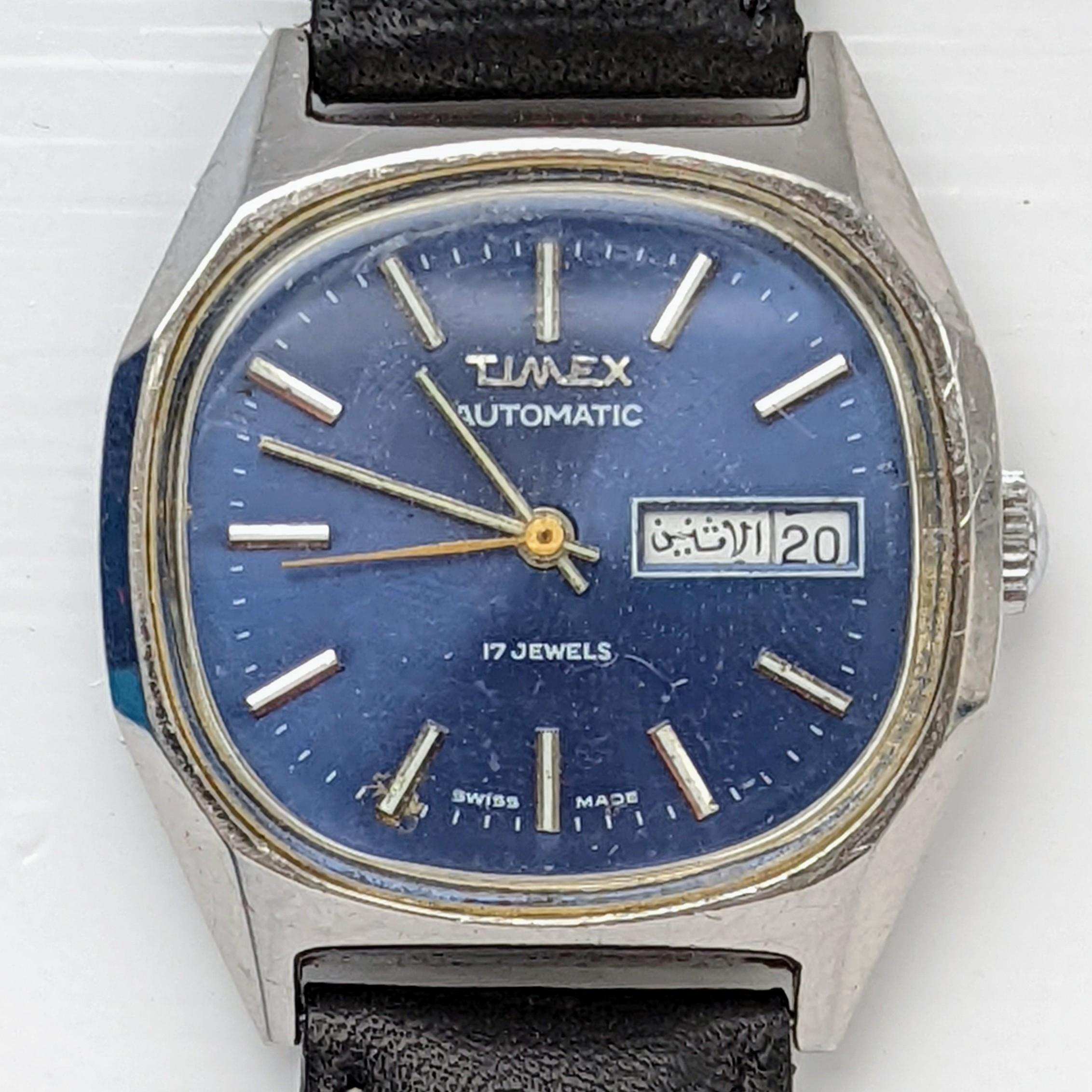 Timex 17 Jewels Day Date RARE!