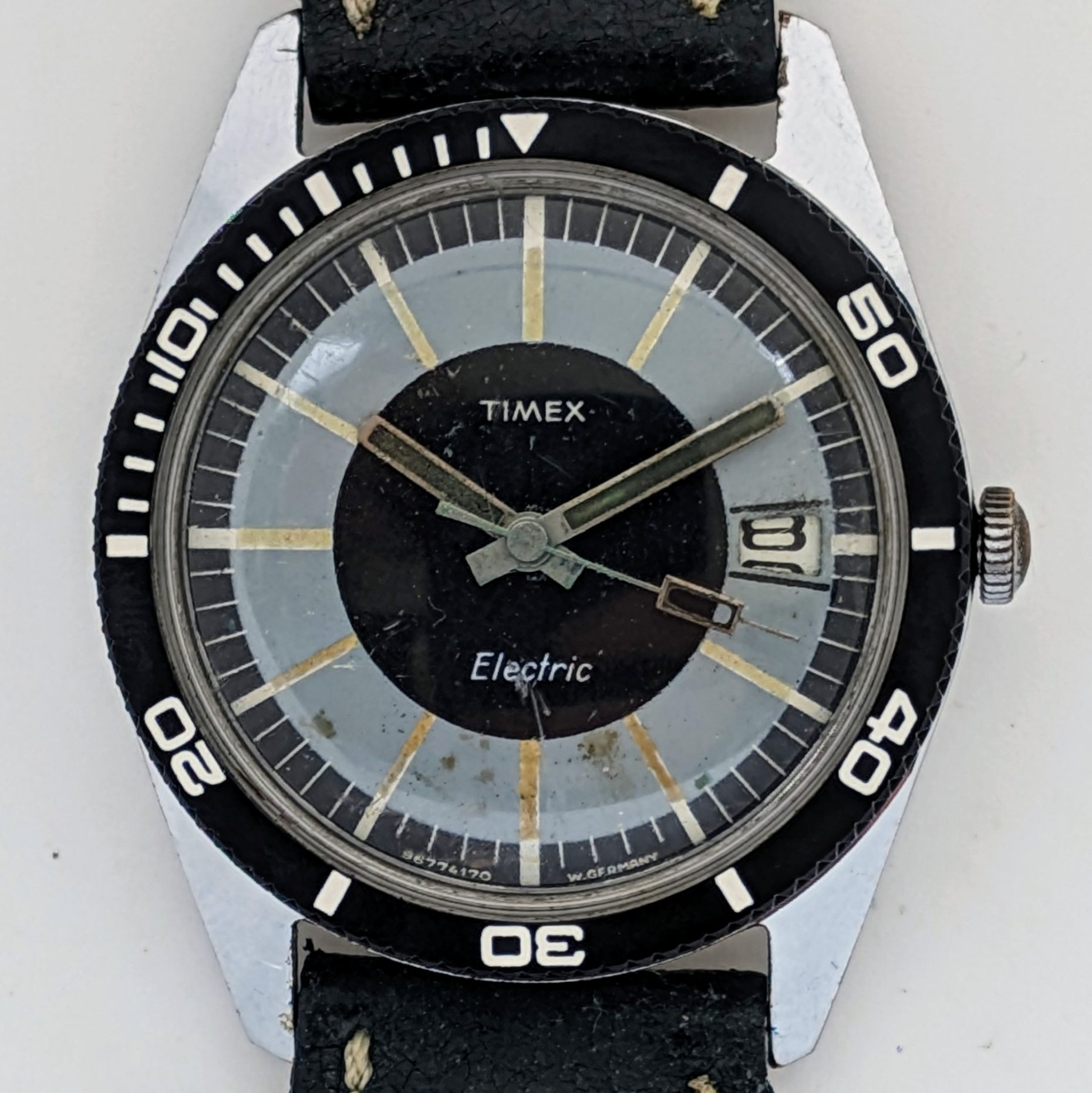Timex Electric Calendar Dive Watch 1970 Ref. 9677 4170